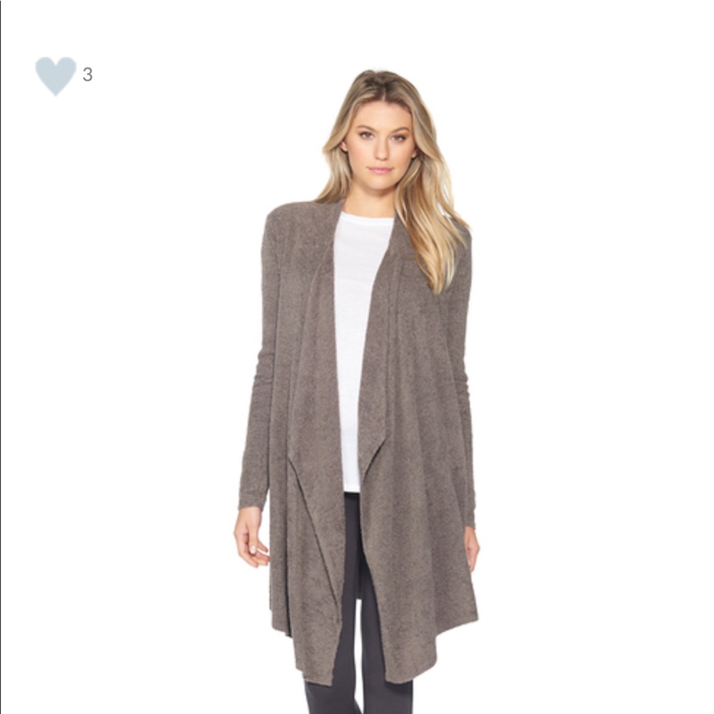 Barefoot Dreams Cardigan- 2x - black